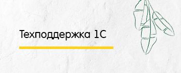 Техподдержка 1С