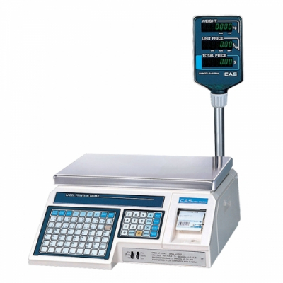 Купить CAS LP-6R/15R/30R Весы торговые с принтером этикеток, со стойкой, версия 1.6, TCP IP, до 6/15/30 кг в Екатеринбурге - Техно-линк.